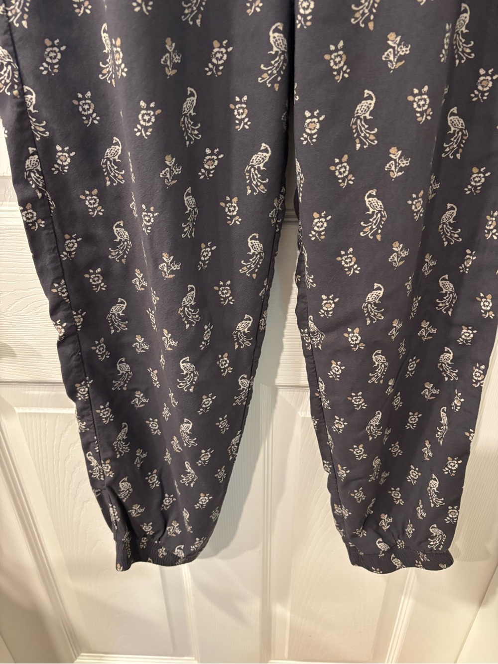 Grey Printed Drawstring Pants - Picture 3 of 12